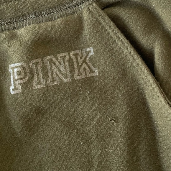 PINK Green Sweatpants - Picture 6 of 6